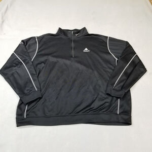 Nike Golf 1/4 Zip Pullover Mens Size XXL Black Pinnacle Golfer Ball Therma Fit